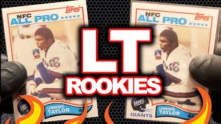 Opening 1982 Topps Football Lawrence Taylor Rookie Cards for PSA Grading