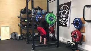 1/17/18 Squat (Pin-Full) 285x4 @9 ws 4/6