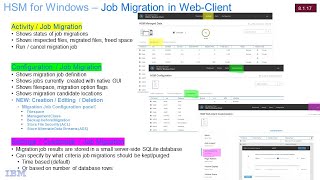 IBM Spectrum Protect HSM for Windows Web-Client: Migration Updates for 8.1.17  - Demo