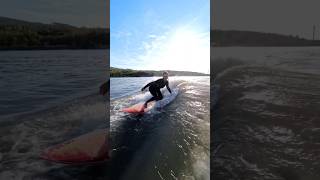 #Wakesurfing in Czechia  - getting ready for the winter surf season🥳