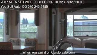 2007 ALFA 5TH WHEEL GOLD-35RLIK 323 for sale in Montrose, CO