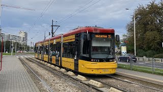 Warszawa, tramwaj PESA 128N / Варшава, трамвай PESA 128N