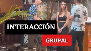 INTERACCIÓN REAL CON ANFITRIONA (GRUPO MIXTO)