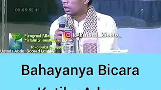 Bahayanya Bicara Ketika Azan - Ust. Abdul Somad Lc,.MA