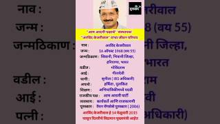 अरविंद केजरीवाल जीवन परिचय | Arvind Kejriwal Biography | #shortsfeed #ytshorts  #arvindkejriwal