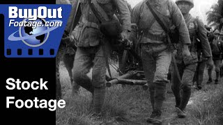 WW2 Japanese Conquest of New Guinea | Stock Footage