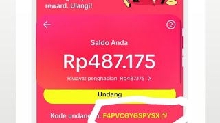 cara masukkan Kode Undangan Tiktok.  Selamat mencoba 🙏