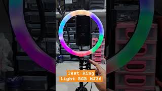 Test ring light rgb rj26 sangat mantap lampunya bosku #rgb #ringlight #ringlightmurah