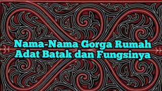 Gorga Rumah Adat Batak