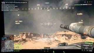 Only in Battlefield 4: Tank shooting Jet