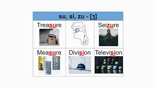 su, si, zu - [ʒ] and the sounds or phonemes