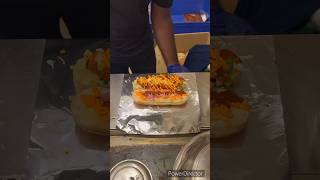 Peri Peri Chicken Cheesy Hoagie #shorts #nightout #burger #beach #rainyseason #trending #shortvideo