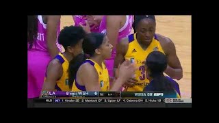 Los Angeles Sparks vs Washington Mystics 2017 WNBA (Aug 16)