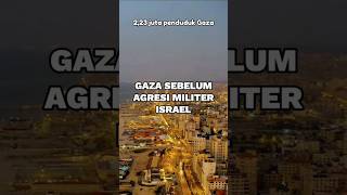 Kota Gaza 2023 sebelum dibombardir oleh zionis yahudi Israel #freepalestine #savepalestine