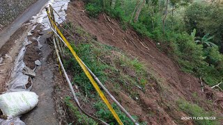 Longsor di Pasir Angin, dipastikan jalur PLN Cisokan Menuju Cibitung Terputus