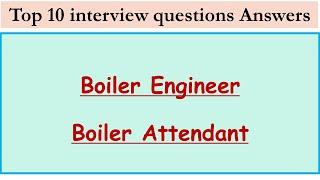 Power Plant interview question||Boiler Interview questions.||MT with Ali Raza