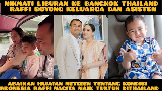 BAWA KELUARGA LIBURAN DAN KERJA KE BANGKOK THAILAND INTIP SEDERHANANYA OUTFIT NAGITA