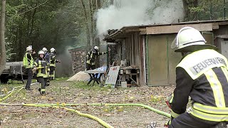 Brandstiftung – diesmal Holz in der Glärbach (Balve, Mellen, Langenholthausen, Garbeck)