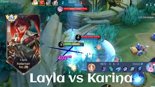 BUILD ONE SHOT ENEMY DELETE❗SERAM DAMAGE KARINA | build top 1 global Layla