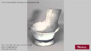 French Antique Bath Tub Regence Accessories for Sale