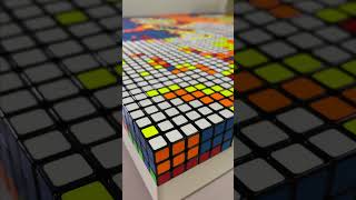 Mosaico com Cubo Mágico - Incrível 😮 #cubomagico #mosaic #rubikscube