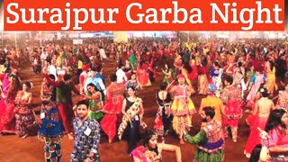 Surajpur Garba Night | Durga darshan Surajpur | Navratri dandiya |  PraveenRajwadevlogs |