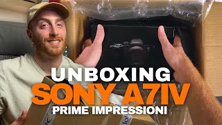 HO COMPRATO UNA NUOVA CAMERA? Unboxing Sony A7IV