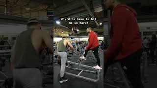 How to hype up your gym buddy! Slap City! #workout #gym #slaphouse #fitness