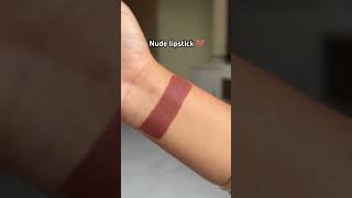 Nude lipstick 🤎 #trending #makeup #youtubeshorts #lipstick #review #beauty #shortvideo