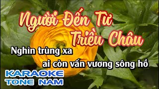 Karaoke Người Đến Từ Triều Châu | Tone Nam | Karaoke Nhạc Sống Sóc Trăng