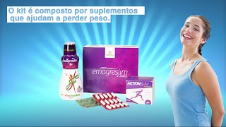 Na compra de 2 Kits Emagreslim, o 3º é GRÁTIS + Garrafa Viva Melhor!