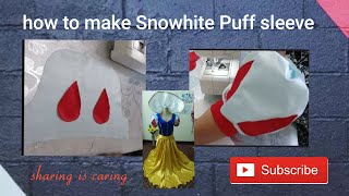 SNOWHITE PUFF SLEEVE/DRESSMAKING Tutorial //sharing is caring