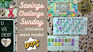 Savings Challenge Sunday: mistakes were made… SO many of them!!!🤦🏽‍♀️