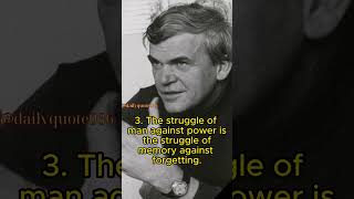 7 quotes by Milan Kundera #shorts