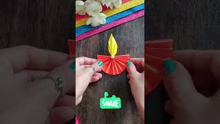 D I Y for Diwali 🙏💕#trending#paper craft#viralshort#ytshorts