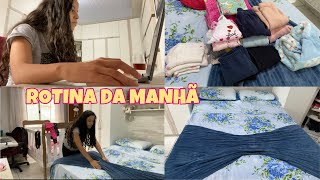 ROTINA DA MANHÃ SOZINHA EM CASA: somos 300 inscritos, dicas e organização da casa 😍 | Gabi de Paula