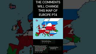 The comments will change this map of europe pt4 #shorts #europe #mapping