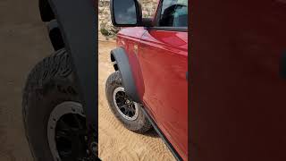 JBA Upper Control arms on a Ford Bronco in Moab Utah.