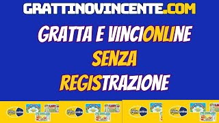 Gratta e Vinci online senza registrazione  #grattaevinci #grattaevincionline #casinoonline