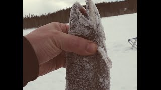 Ice Fishing For Monster Brookies(Brook Trout)