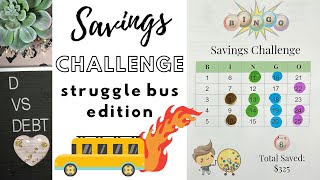 Savings challenge: struggle bus edition 🚌