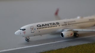 NG Models Qantas 737-800| Silver Roo Livery | 1:400 Unboxing & Review