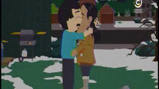 Sourh Park Randy marsh se besa con un hombre indio español Latino