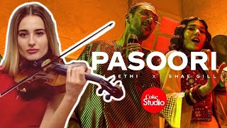 PASOORI VIOLIN 🎻 COVER | COKE STUDIO 🇵🇰 | SEASON 14