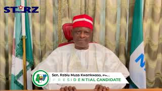 NNPP Presidential Candidate Dr. Rabiu Musa Kwankwaso, Urges Nigerians to reject APC and PDP