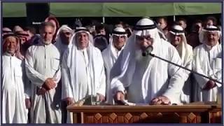 كلمة أحد وجهاء حوران واحمد العودة في عزاء الضحايا وقد اعلن العودة عن قرب تشكيل جيش موحد في حوران