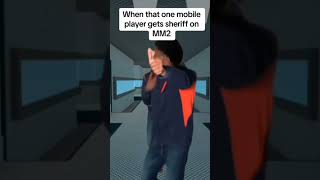 mobile sherif players be like 🤦🏾‍♂️😂 #murdermystery2 #mm2 #roblox #shorts