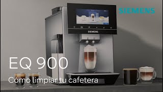 Cómo limpiar las cafeteras EQ900 Siemens