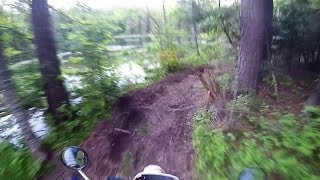 Island Lake Trails, Hobo Hideout,& Muddy Road Yamaha xt350