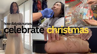 How Dialysis Nurses Celebrate Christmas | Team Dinner, Gift Exchange, Potluck, Christmas Day off